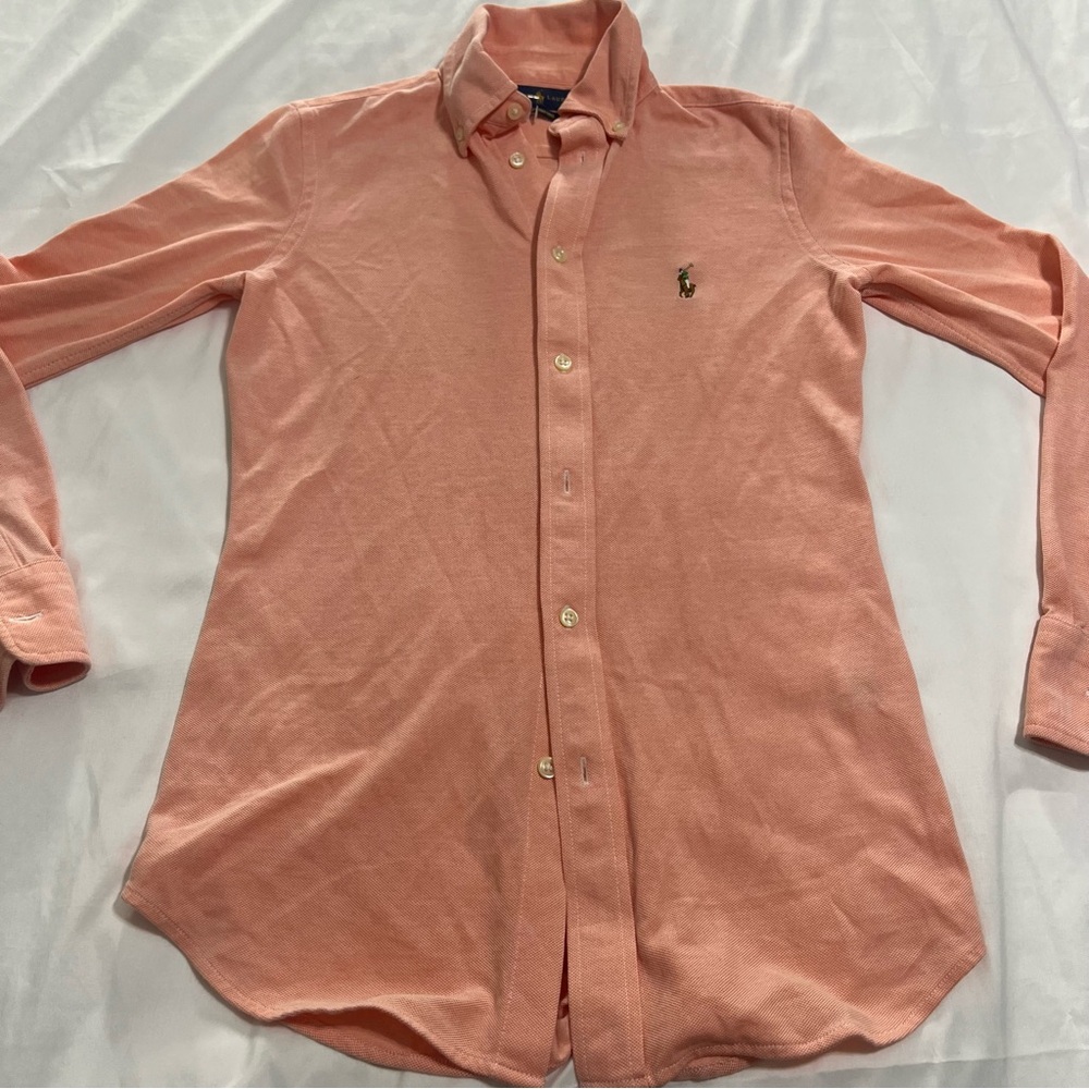 Ralph Lauren Salmon Knit Oxford Shirt